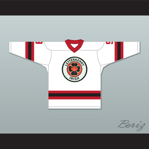 Tyson 9 Letterkenny Irish White Alternate Hockey Jersey