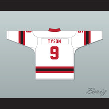 Load image into Gallery viewer, Tyson 9 Letterkenny Irish White Alternate Hockey Jersey