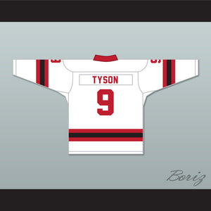 Tyson 9 Letterkenny Irish White Alternate Hockey Jersey