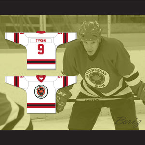 Tyson 9 Letterkenny Irish White Alternate Hockey Jersey
