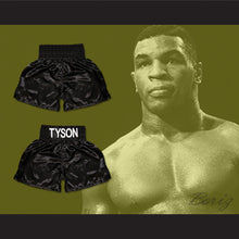 Load image into Gallery viewer, Mike Tyson Black Boxing Shorts