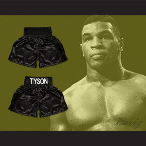 Mike Tyson Black Boxing Shorts