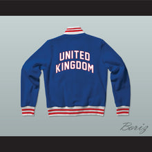 Load image into Gallery viewer, United Kingdom of Great Britain Varsity Letterman Jacket-Style Sweatshirt