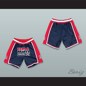 USA National Team Navy Blue Basketball Shorts