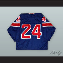 Load image into Gallery viewer, 1932 Throwback Chris Chelios 24 USA National Team Dark Blue Hockey Jersey