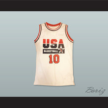 Load image into Gallery viewer, Clyde Drexler 10 USA Team Home Basketball Jersey