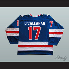 Load image into Gallery viewer, 1980 Miracle On Ice Team USA Jack O'Callahan 17 Hockey Jersey Blue