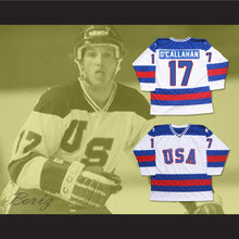 Load image into Gallery viewer, 1980 Miracle On Ice Team USA Jack O&#39;Callahan 17 Hockey Jersey White