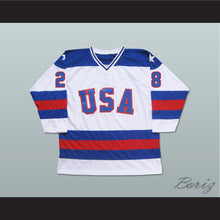Load image into Gallery viewer, 1980 Miracle On Ice Team USA John Harrington 28 Hockey Jersey White
