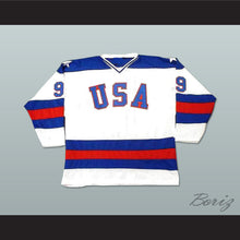 Load image into Gallery viewer, 1980 Miracle On Ice Team USA Neal Broten 9 Hockey Jersey White