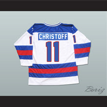 Load image into Gallery viewer, 1980 Miracle On Ice Team USA Steve Christoff 11 Hockey Jersey White