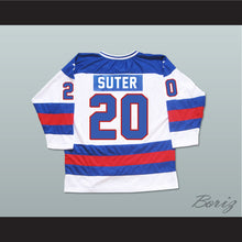 Load image into Gallery viewer, 1980 Miracle On Ice Team USA Bob Suter 20 Hockey Jersey White