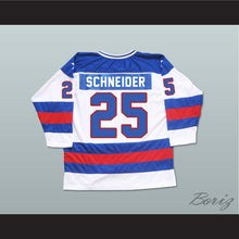 Load image into Gallery viewer, 1980 Miracle On Ice Team USA Buzz Schneider 25 Hockey Jersey White
