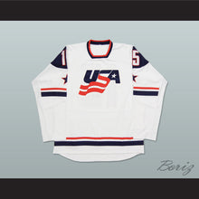 Load image into Gallery viewer, USA National Team White Hockey Jersey