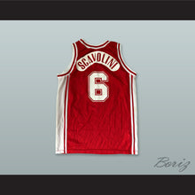 Load image into Gallery viewer, US Victoria Libertas Pallacanestro Scavolini 6 Red Basketball Jersey