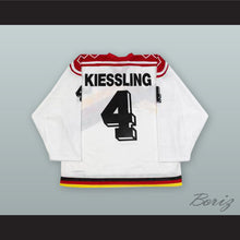 Load image into Gallery viewer, Udo Keissling 4 1989 West Germany White Hockey Jersey with Patch