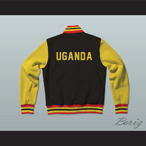 Uganda Varsity Letterman Jacket-Style Sweatshirt