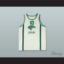 Load image into Gallery viewer, Unicaja Baloncesto Malaga Spain 10 White Basketball Jersey