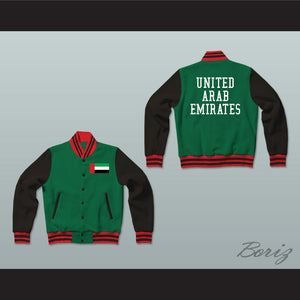 United Arab Emirates Varsity Letterman Jacket-Style Sweatshirt