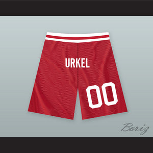 Steve Urkel 00 Vanderbilt Muskrats High School Red Basketball Shorts