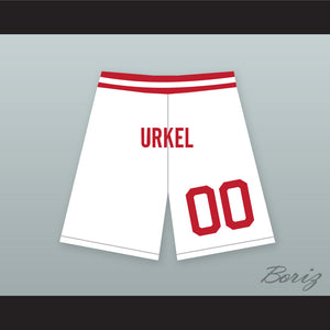 Steve Urkel 00 Vanderbilt Muskrats High School White Basketball Shorts