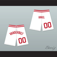 Load image into Gallery viewer, Steve Urkel 00 Vanderbilt Muskrats High School White Basketball Shorts
