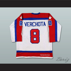 Phil Verchota 8 USA TEAM Hockey Jersey