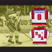 Load image into Gallery viewer, Phil Verchota 8 USA TEAM Hockey Jersey