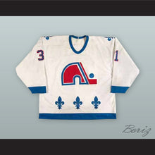 Load image into Gallery viewer, Valeri Kamensky 31 Quebec Nordiques White Hockey Jersey