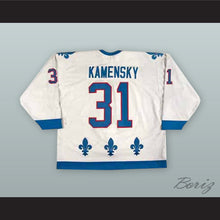 Load image into Gallery viewer, Valeri Kamensky 31 Quebec Nordiques White Hockey Jersey
