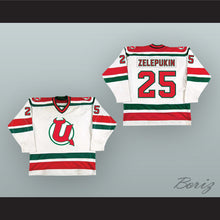 Load image into Gallery viewer, Valeri Zelepukin 25 Utica Devils White Hockey Jersey