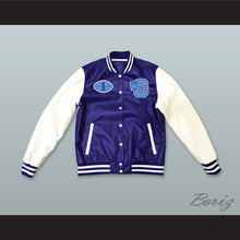 Load image into Gallery viewer, Varsity Blues West Canaan Coyotes Football Blue and White Lab Leather Varsity Letterman Jacket