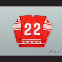 Load image into Gallery viewer, Victor Zhluktov 22 CCCP Soviet Union Red Hockey Jersey