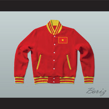 Load image into Gallery viewer, Vietnam Varsity Letterman Jacket-Style Sweatshirt