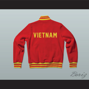 Vietnam Varsity Letterman Jacket-Style Sweatshirt
