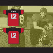Load image into Gallery viewer, Vik De Palma 12 Blackfoot High School Red Football Jersey 2