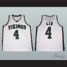 Load image into Gallery viewer, Jeremy Lin 4 Palo Alto Vikings High School White Basketball Jersey