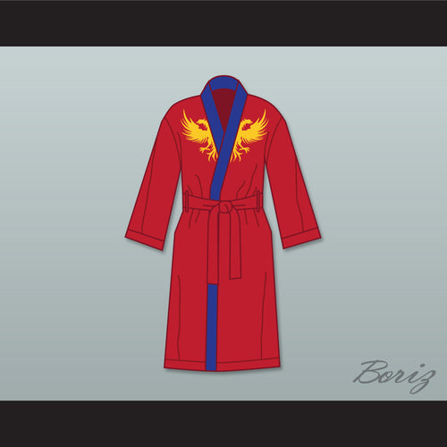 Viktor Drago Red Satin Full Boxing Robe Creed II