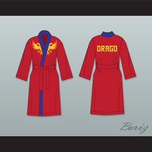 Load image into Gallery viewer, Viktor Drago Red Satin Full Boxing Robe Creed II