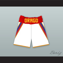 Load image into Gallery viewer, Viktor Drago Russia White Boxing Shorts Creed II