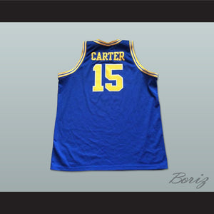 Vince Carter 15 Mainland High School Blue Basketball Jersey