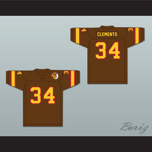 Load image into Gallery viewer, 1974 WFL Vince Clements 34 Honolulu Hawaiians Road Football Jersey with Patch