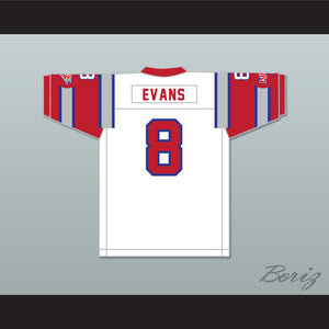 1984 USFL Vince Evans 8 Chicago Blitz Home Football Jersey