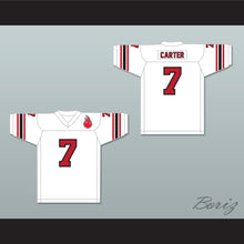 Load image into Gallery viewer, 1974 WFL Virgil Carter 7 Chicago Fire Home Football Jersey with Patch