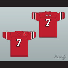 Load image into Gallery viewer, 1974 WFL Virgil Carter 7 Chicago Fire Road Football Jersey with Patch