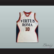 Load image into Gallery viewer, Virtus Roma 10 White Basketball Jersey