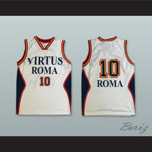 Load image into Gallery viewer, Virtus Roma 10 White Basketball Jersey