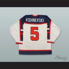Load image into Gallery viewer, Vishnevski 5 Russia White Hockey Jersey