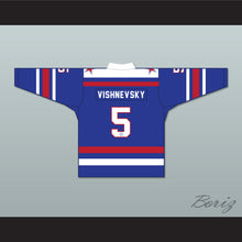 Load image into Gallery viewer, Vitali Vishnevsky 5 SKA St. Petersburg Blue Hockey Jersey