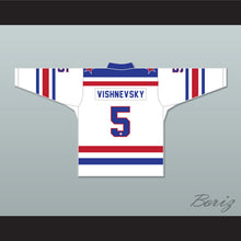 Load image into Gallery viewer, Vitali Vishnevsky 5 SKA St. Petersburg White Hockey Jersey